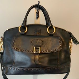 Dooney & Bourke black Florentine satchel